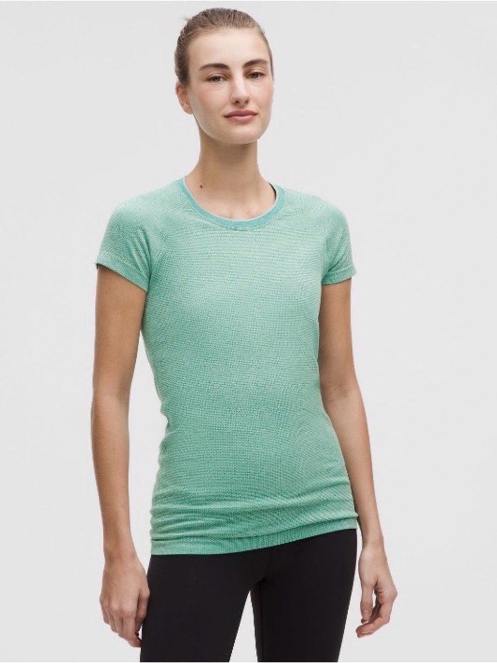 LULULEMON SWIFTLY TEXH SHORT-SLEEVE SHIRT 2.0 HIP LENTH *TEXTURE